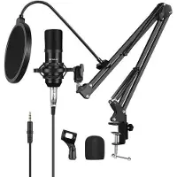 Puluz Condenser microphone PU612B Studio Broadcast