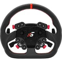 Simagic GTpro-D(K) (Leather) Hub, musta/punainen