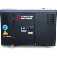 Bimson Power Bimson 13 kW generaattori, 3-vaihe diesel, ATS