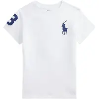 Ralph Lauren 26/1 Jersey-Ss Cn-Tp-Tsh - White - 124-131