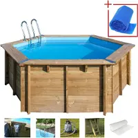 Soukous Round Wood Pool Ø400 x 119 cm uima-allas