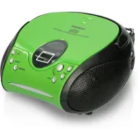 Lenco SCD-24 Digitaalinen Musta, Vihreä