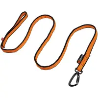 Non-Stop Dogwear Bungee Leash 2m Black/Orange Koirien valjaat ja kaulapannat 2 M