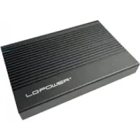 LC-Power LC-25U3-C, HDD-/SSD-kotelo, 2.5", SATA, Serial ATA II, Serial ATA III, 6 Gbit/s, USB-liitettävyys, Musta