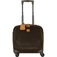 Bric's Life 4-pyöräinen Business-vetolaukku 43 cm Kannettavan tietokoneen taskun syvyys Ruskea