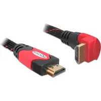 DeLOCK 5m HDMI, 5 m, HDMI-tyyppi A (vakio), HDMI-tyyppi A (vakio), 10,2 Gbit/s, Musta, Punainen (82688)