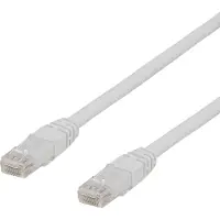 Deltaco – U/UTP Cat6a laitekaapeli, 0,5m, 500MHz, LSZH, valkoinen (TP-60VAU)