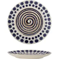 Bloomingville Shama Plate - Blue - Ø 20.5 CM