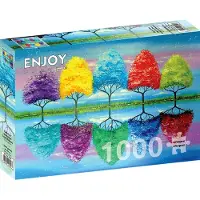 Enjoy Puzzle ENJOY Each Tree Has Its Own Colorful History 1000p palapeli