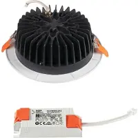Kanlux S.A. Tiberi LED upotettava alasvalo 4000K IP44/20 14cm 20W valkoinen