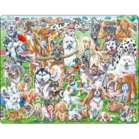 Larsen Maxi Cute and Playful Dogs 32p palapeli