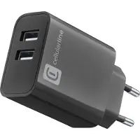 Cellularline multipower 24w charger with 2 usb ports