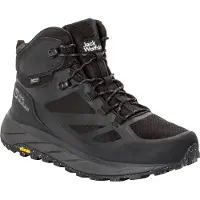 Jack Wolfskin Men's Terraventure Texapore Mid Black Retkeilykengät 43