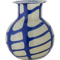 Bloomingville Kiran maljakko 19 cm. Sininen