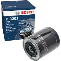 Bosch 451203201 Öljynsuodatin P3201, ruuvikiinnitteinen, korkeus 145 m - Fiat - Renault - Iveco - Peugeot - Citroen - Opel
