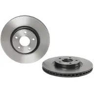 Brembo Jarrulevy 09C13811 edessä, tuuletettu, 1 Kappale