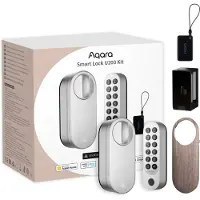Aqara Smart Lock U200 Kit -älylukko, Harmaa/hopea