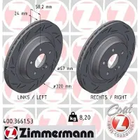 ZIMMERMANN Jarrulevy (1kpl) 400.3661.53