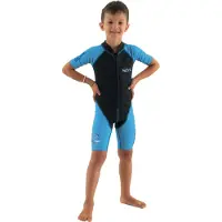 Seac Sub Dolphin 1.5 Mm Juniorien Lyhythihainen Shorty-märkäpuku