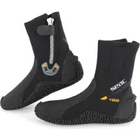 Seac Sub Rantakengät M. Vetoketju - Basic HD 5 mm - Musta - - M - Medium - Rantakengät
