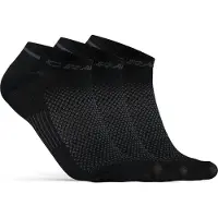 Craft Core Dry Shafless Sock 3-pack Black Treenisukat 43/45