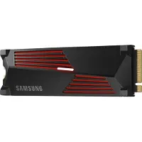 Samsung 4TB 990 PRO with Heatsink, PCIe 4.0 NVMe M.2 2280 SSD-levy, 7450/6900 MB/s