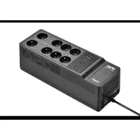 APC BACK-UPS, 1050VA/600W FLOOR/WALL MOUNT, 230V, 8X SCHUKO CEE 7/3 OUTLETS, USB TYPE A+C PORT (BE1050G2-GR)