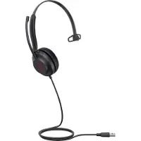 Yealink UH35 Mono UC USB-A kuulokkeet, Langallinen, 20 - 20000 Hz, Toimisto/puhelukeskus, 96,5 g, Kuulokkeet, Musta (308138)