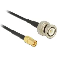 DeLOCK BNC – SMB RG-174 -antennikaapeli, 2 m, musta