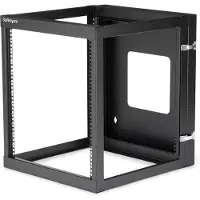 StarTech.com 12U 22in Depth Hinged Open Frame Wall Mount Server Rack