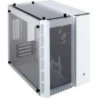 Corsair Crystal 280X, Micro Tower, PC, Valkoinen, ATX, Terästä, Karkaistu lasi, Pelaaminen (CC-9011136-WW)