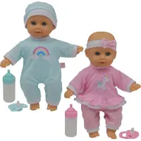 Happy Friend - Twin Baby dolls 30cm (504221)