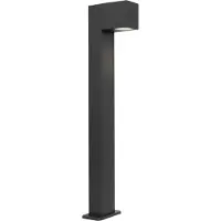 QAZQA Älykäs ulkokäyttöön tarkoitettu lattiavalaisin antrasiitti 65 cm IP44 sis. WiFi GU10 - Baleno