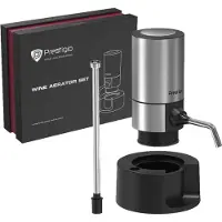 Prestigio Battery Operated Electric Wine Dispenser With Stainless Steel Tube