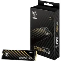 MSI SPATIUM M461 2 Tt M.2 PCIe 4.0 NVMe -SSD-levy