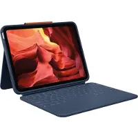 Logitech Rugged Combo 4 - keyboard and folio case - classic blue Input Device - Näppäimistö & Foliosetti - Sininen