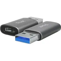Trust CALYX USB-A TO USB-C ADAPTER 2PACK