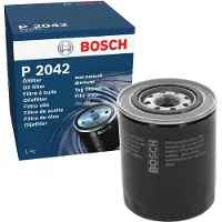 Bosch 986452042 öljynsuodatin – P2042 – ruuvikiinnitteinen suodatin – - Mitsubishi L-200, Colt, Lancer, Pajero - Mazda B-serie, E-serie