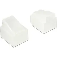 DeLOCK – Dust Cover for RJ11 plug 10 pieces transparent (64017)