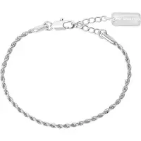 Muli Collection Rope Chain Bracelet Silver