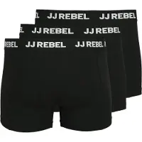 JJ REBEL Jrebrebel Logo Trunks 3 Pack Noos - Black - L