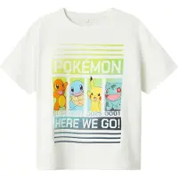 Name it Nkmmabr Pokemon Nreg Ss Top Box Noos Sky - White - 134-140