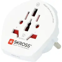 Skross – World to Europe travel adapter - Bulk (white) (1.500211C-1)