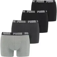 Puma Men Everyday Boxer 4P Ecom - Black - L