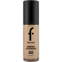 Flormar Perfect Coverage Mat Touch Foundation mattapinnan antava meikkivoide rasvoittuvalle ja sekaiholle sävy 301 Soft Beige 30 ml
