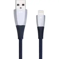 JustMobile Just Mobile ZinCable Lightning – USB-A -kaapeli, 1,5 m, hopea