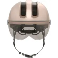 ABUS HUD-Y ACE -pyöräilykypärä LED Champagne Gold