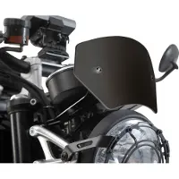 SW-Motech tuulilasi - musta. Triumph Speed Twin 1200 (18-24).