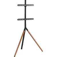 Alterzone 45-65" Trio Lite lattiajalusta, musta & pähkinä