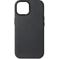 Decoded Leather Backcover w/MagSafe for iPhone 15 Plus - Black